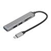 USB C Hub 5 in 1 Plug and Play Type C Hub Metal Electronics Type C Docking Station USB C Adapter for Windows for Linux