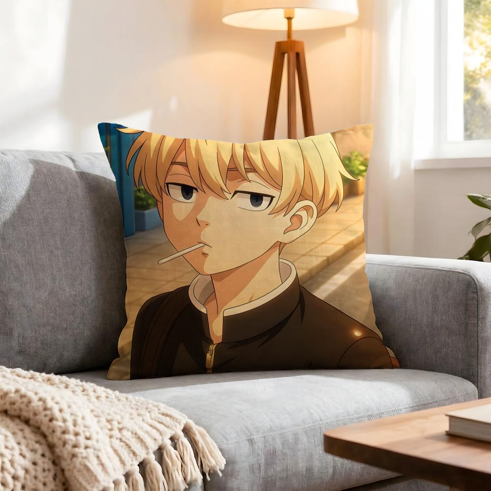 Anime Tokyo Revengers Cushion Cover Pcs Decorative Covers Soft Cushion Case for Sofa Couch Decor x x Pillowcases