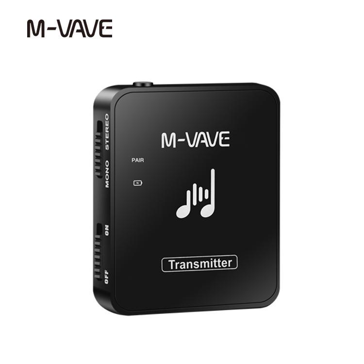 M-vave WP-10 Wiederaufladbarer 2,4G Kabelloser Ohrhörer-Monitor mit Sender & Empfänger