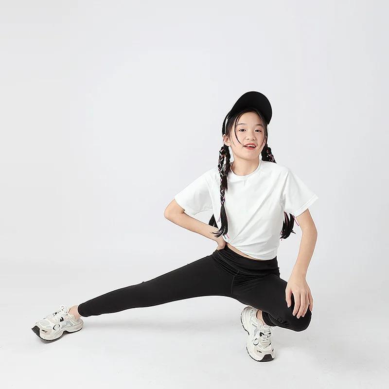 Leggings de verano para adolescentes, pantalones de yoga deportivos, finos e informales, que combinan con todo, mallas para niños, pantalones antimosquitos de secado rápido