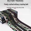 Military-Style Outdoor Training Belt for Teens and Students - Thickened Insert Buckle