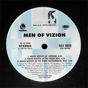 

12inch Record MEN OF VIZION House Keeper BAS8029PROMO MJJ Music 1995 US Rap HipHopRB Used
