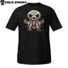 Untoter Zauberwirker T-Shirt | Skelett-Zauberer mit Magischer Aura | Gothic Magier T-Shirt