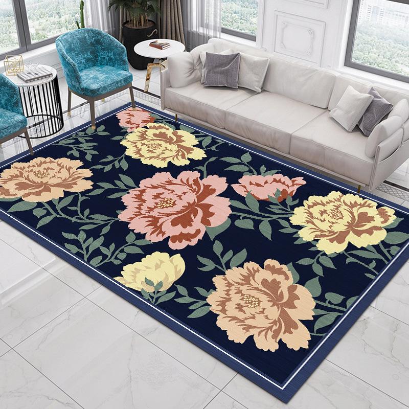 Nordic Ethnic Style Carpet Living Room Bedroom Sofa Coffee Table Tatami Bohemian Home Carpet