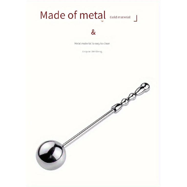 Male Stainless Steel Anal Plug Butt Beads G Spot Wand Male Prostate Massage Stick Double Dildo Vagina Sex Toy Anal Dildo
