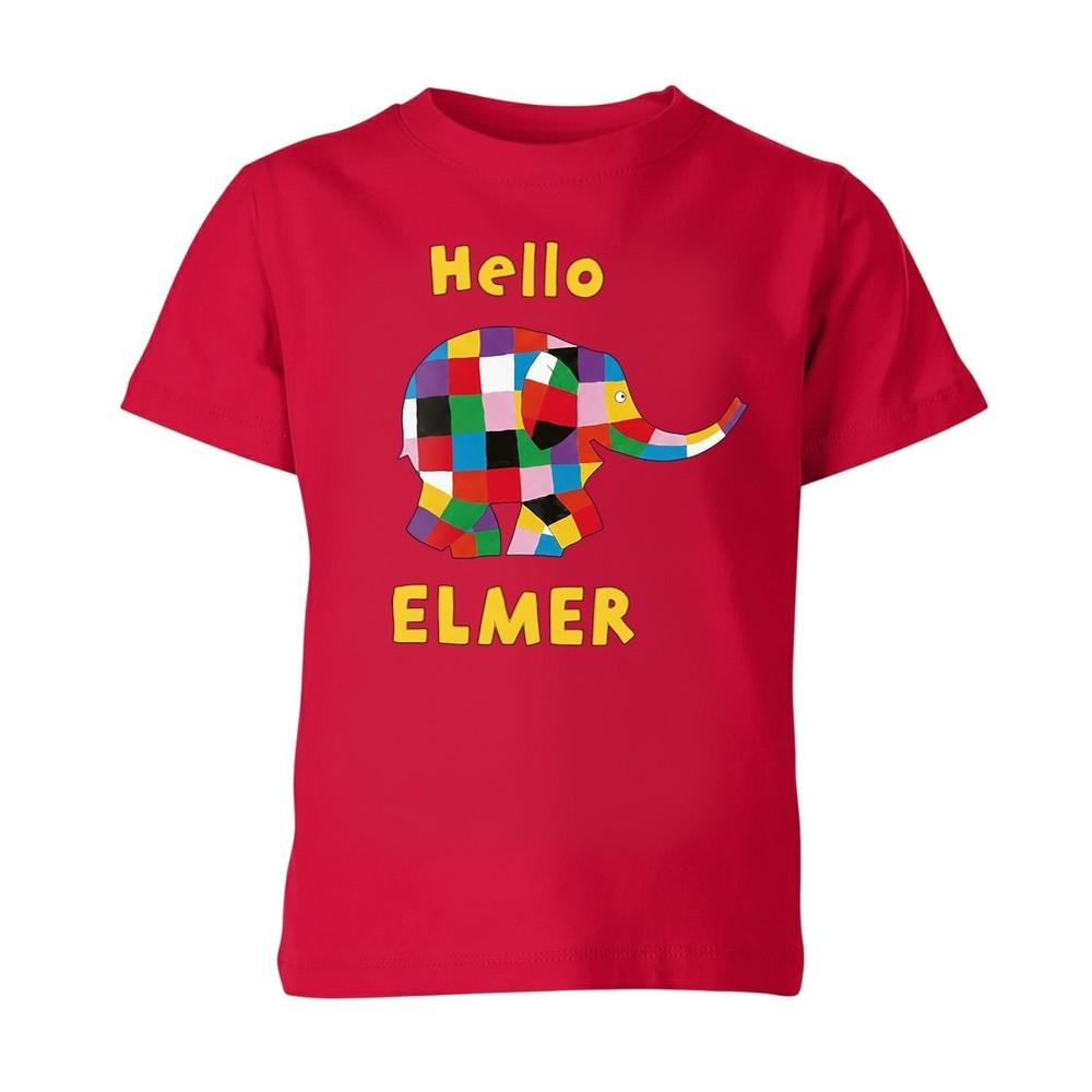 World Book Day Elmer Kids Unisex T Shirt Boys Girls Tee Top
