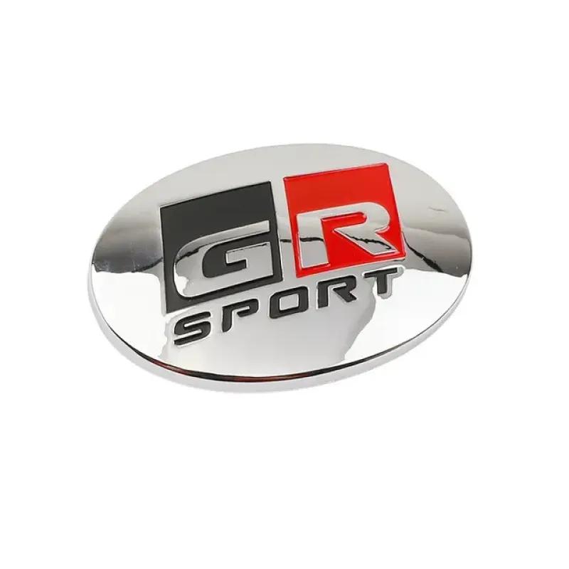 

Для T-oyot-a GR Sport логотип, крышка рулевого колеса, наклейка, эмблема, значок, наклейки для YARiS Corolla RAV4 C-HR Camry Supra Prado Tacoma Silver