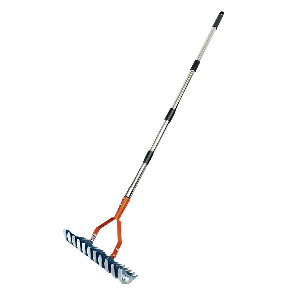 Detachable Lawn Rake Thatch Rake for Lawn Care Dethatching Rake Garden Leaf Rake Soil Cultivator Lawn Grass Rake Aerator Tool