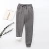 Ladies  Color Big Yard Filling Loose Thickening Show Thin Warm Pants Trousers