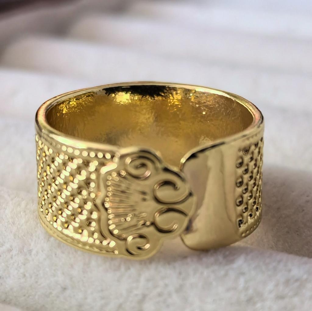 Retro Auspicious Cloud Ring Inel deschis pentru bărbați Inel unic pentru bărbați Inel Auspicious Thimble