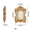 Elegant Vintage Picture Frame Resin Ornate Details Gold Antique Frame Can Be Placed Can Be Hung Baroque Decor Frame