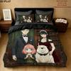 Spy Family Pattern Bedding Quilt Set Quilt Cover Pillowcase Home Birthday Gift(1 * duvet cover + 2 * pillowcase, without core)