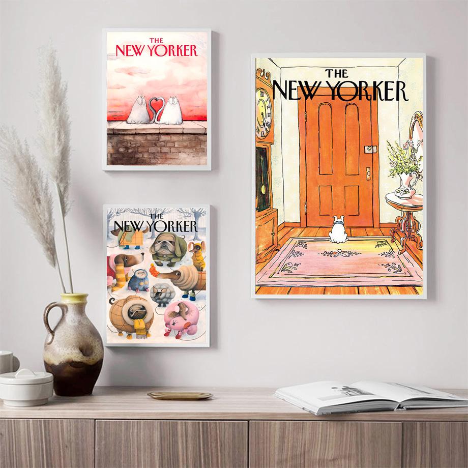 Weihnachten Santa Claus Candy Vintage Magazin Cover Wand Kunst Leinwand Malerei Poster Und Drucke Wand Bilder Für Schlafzimmer Dekor Kein Rahmen