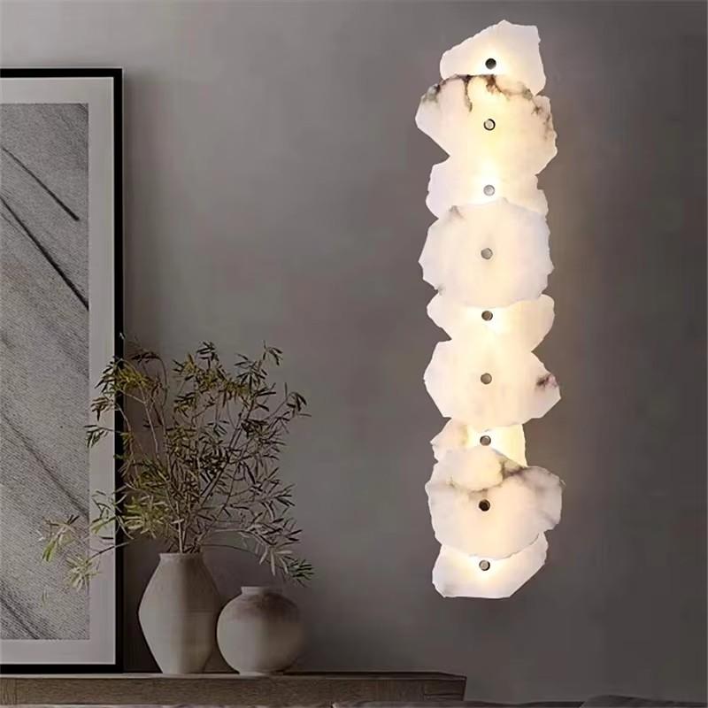 Marble LED Wall Lamp Lighting Sconce for Bedroom Living Dining Room Wall Decor Modern Art Design