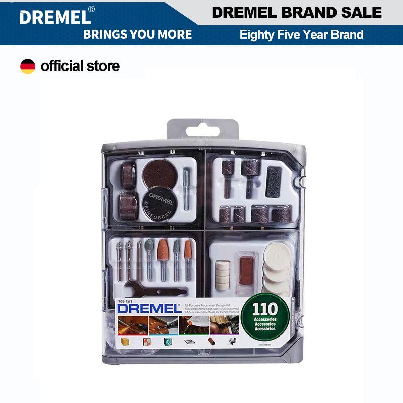 Dremel 709-02 Набор насадок для универсальных вращающихся инструментов, 110 предметов