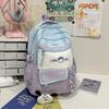 Schoolbag1011 new Korean students schoolbag college wind junior high school students large capacity backpack dopamine color matching backpack