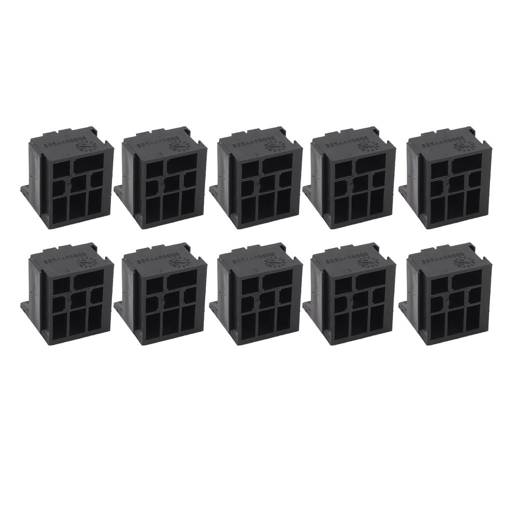 10Pcs 5P 40A Relay Socket with 50Pcs Terminals for Car Alarms Headlights Remote Start