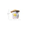 Kawaii Car Ornament Hamster With Straw Hat Hamster Toy Doll Auto Accessory Hamster Blind Box