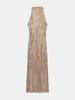 2025 Sleeveless Rhinestone Slim Fit Slit Long Dress for Women