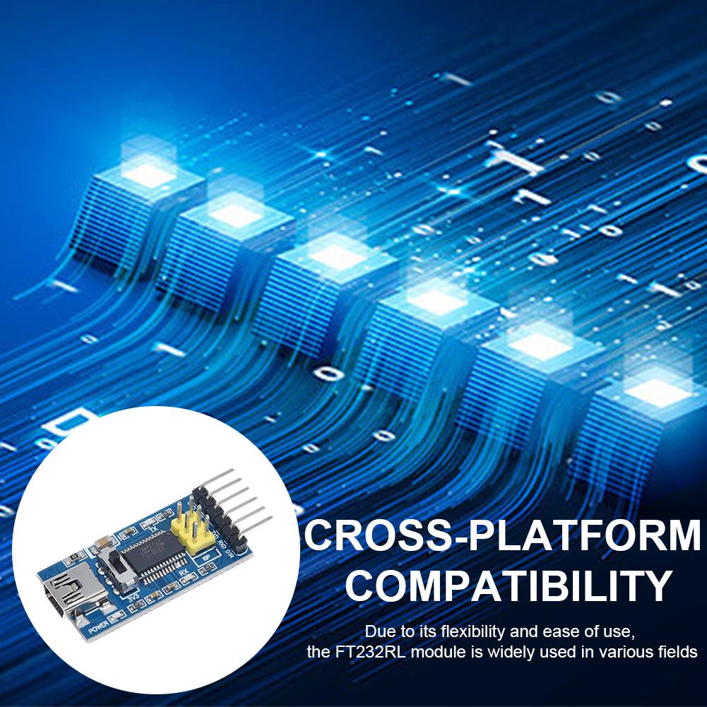 FT232RL FTDI USB To TTL Serial Adapter Module 3.3V 5.5V USB To TTL Module USB To TTL Serial Converter Module for Arduino