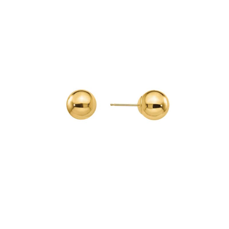 

vivicate 14k Round Ball Stud Earrings_small SMALL