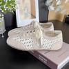 2025 summer new mesh breathable soft bottom flat bottom German training shoes women's sports and leisure shoes lightweight and versatile Forrest