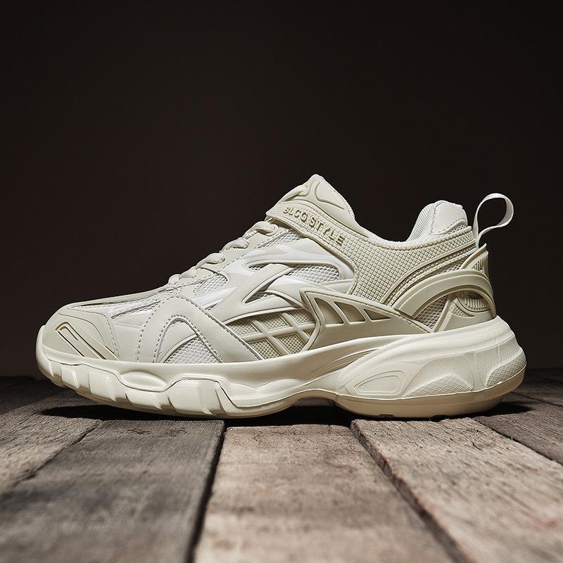 Autumn and summer stars with the same trendy brand couple retro dad shoes versatile student thick-soled heightening casual sports shoes