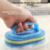 Cleaning Brush with Handle Kitchen Sponge Wipe Thickening Bathroom Tile Cleaning Sponge Household Stain Removal Clean Tools