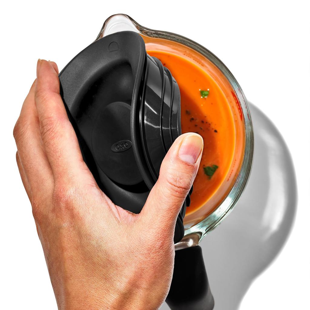 OXO Glass Measuring Cup 500ml with Lid Heat Resistant Microwave Dishwasher Safe 11397500