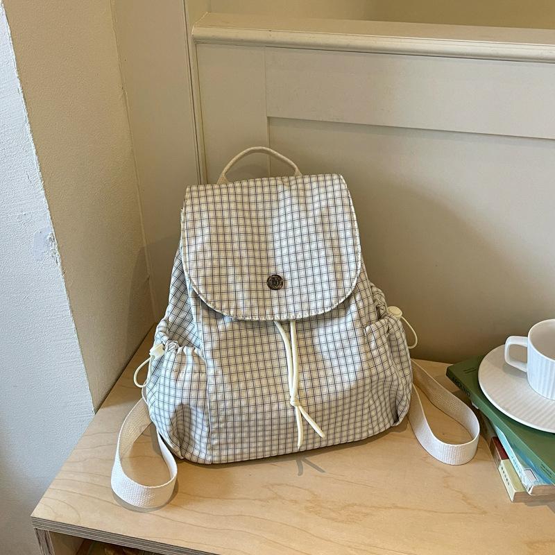 Schoolbag handsome Mijia foreign style drawstring fashionable large capacity backpack 1011 summer new ins casual popular schoolbag