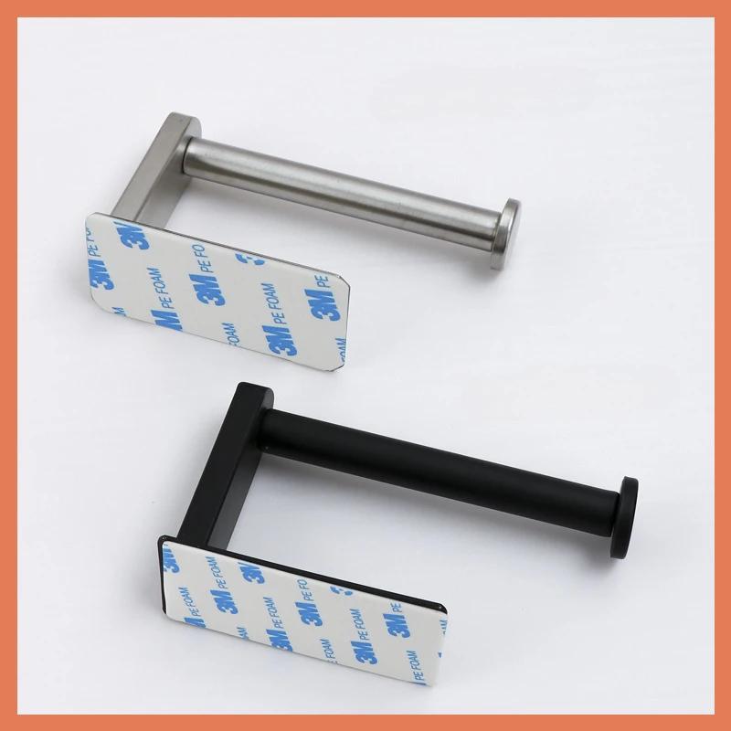 Bathroom stainless steel toilet paper holder, convenient installation of roll paper holder, kitchen tissue holder