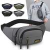 Multifunctional Waist Bag Men's Large Capacity Mobile Phone Bag Outdoor Chest Bag Sports Running Shoulder Bag