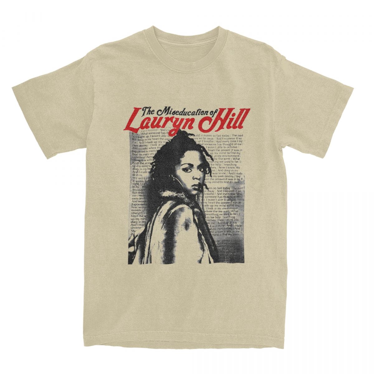 

Чоловічий Жіночий 90-х Lauryn Hill Fugees Гурт Футболка Мерч 100% Бавовна Футболка Одяг Круті Футболки З Принтом L хакі