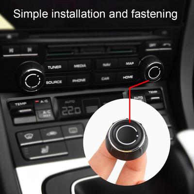 Botón Giratorio Multimedia de Control Central 97064293001 Cubierta de Perilla de Volumen de Audio de la Consola Central 97064292901 para Porsche Macan 2014-2017