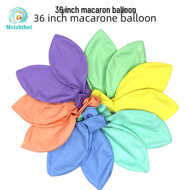Colorful Macaron Balloons: Round Dopamine Balloons for Children's Birthday Party Decoration