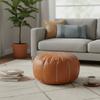 Kürbisförmiger Fußhocker Sitzsack Ungefüllte Pouf Kissenhülle Kleideraufbewahrungstaschen Fußstütze