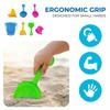 Parent-Child Beach Sand Play Toys Crab Fish Mold Summer Beach Toys Beach Shovel Bucket Set  Summer