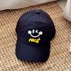 New Kids Quick Dry Baseball Cap Girl Boy Summer Cute Macaroon Color Smile Face Snapback Hat Baby Outdoor Children 3-7 Years