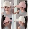 Childrens Sun Hat With Embroidered Heart Pattern For Summer Sun Protection And Breathability