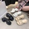 Thick-soled Height-increasing Slippers Women's Shoes and Sponge Cake Slippers
