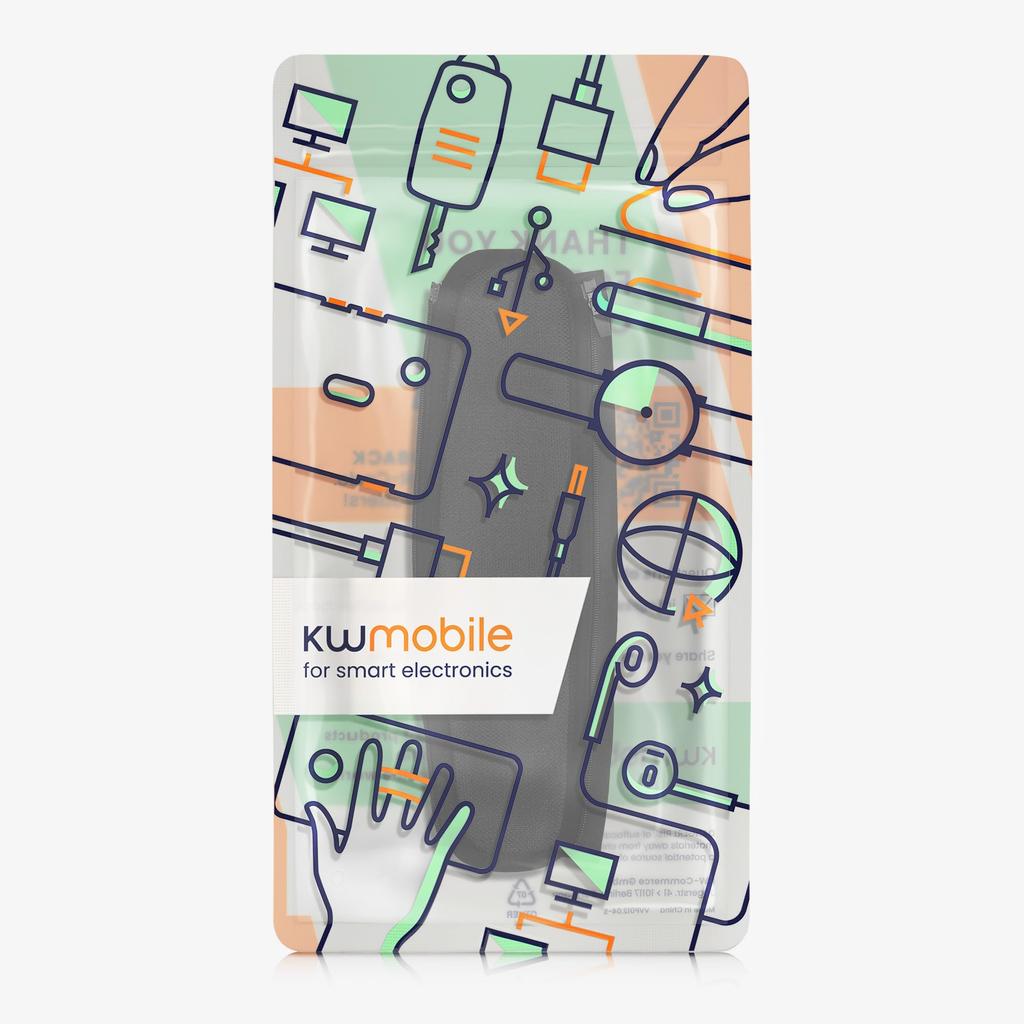 Kwmobile Kopfhörerbezug Kompatibel mit Sony ULT WEAR Kopfbügelbezug Einfach zu installieren Nylon Schwarz -