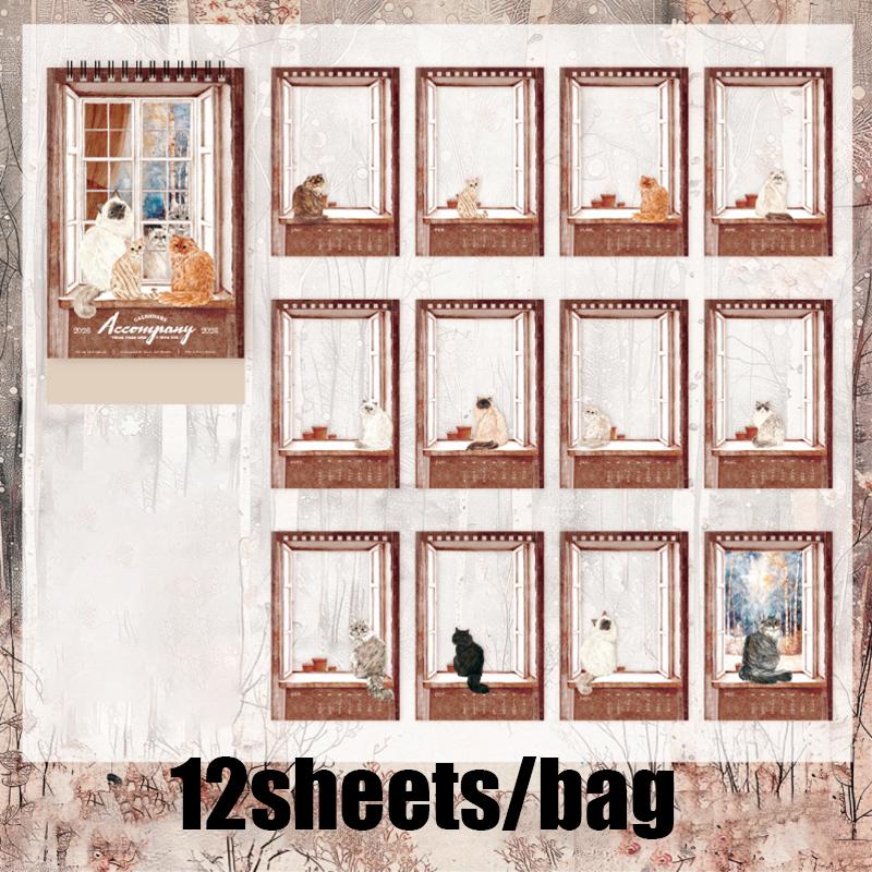 Companion Series 2026 Openwork Desk Calendar Creative Desktop Decor Multi-Functional Schedule Planner Minimalist Home Decor Gift