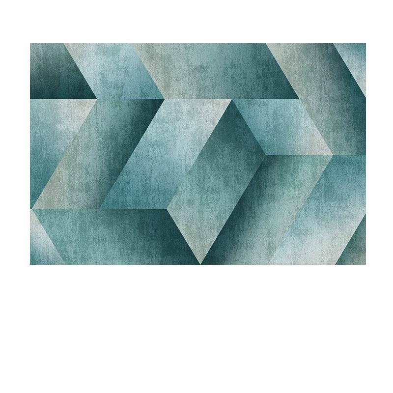 Large Area Rugs Living Room Nordic Geometric Striped Gradient Art Carpet Decorate Coffee Tables Floor Mat Washable Non-slip Mats