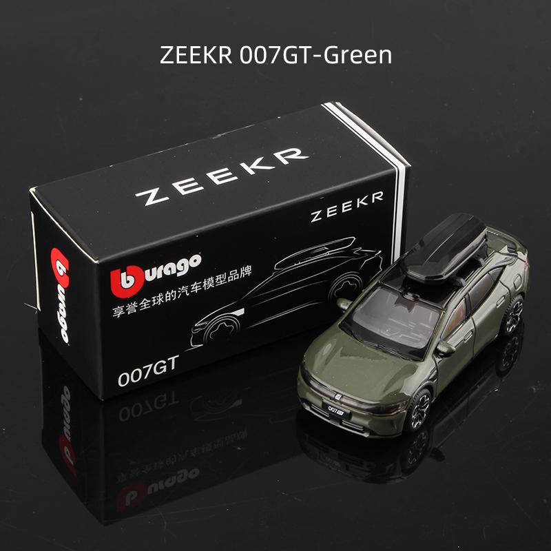 

Bburago 1:64 ZEEKR 001FR 001 007 7X MIX Car Model Miniature Static Simulation Diecast Mini Alloy Toy