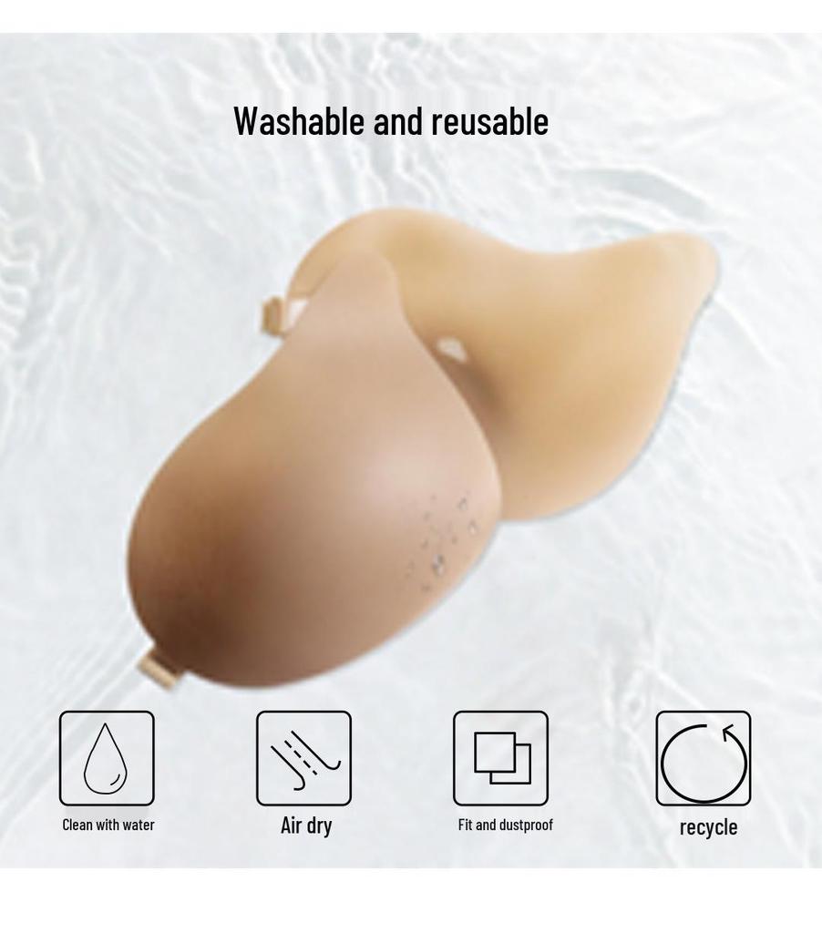 Bikini Waterproof Silicone Lift Pasties: Invisible Strapless Nipple Covers for Enhanced Look