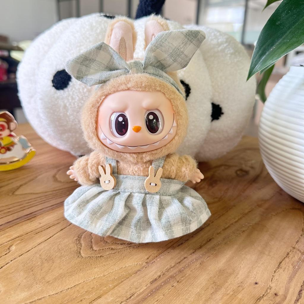 LABUBU Doll'S Clothes Outfit Accessories for 15-17cm Labubu Idol V1 V2 Stylish Outfit Clothes Sports Leisure Suit Clothing Gift