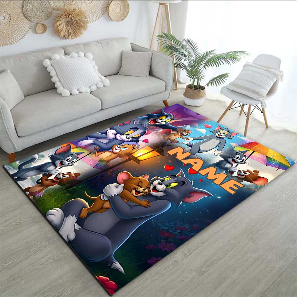 Warner Bros. Lavori (47) Personalizza il tuo tappeto con nome, cuscino per sedia da ufficio, regalo per camera da letto, soggiorno di casa.