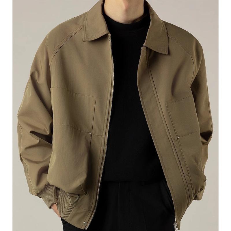 Men's Trendy Flight Suit: Spring/Autumn Versatile Lapel Jacket