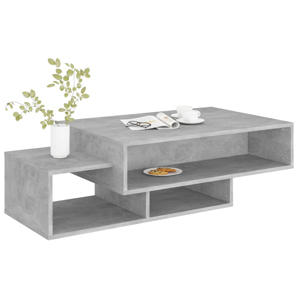 Vidaxl Couchtisch, Beton Grau, 105X55X32 Cm