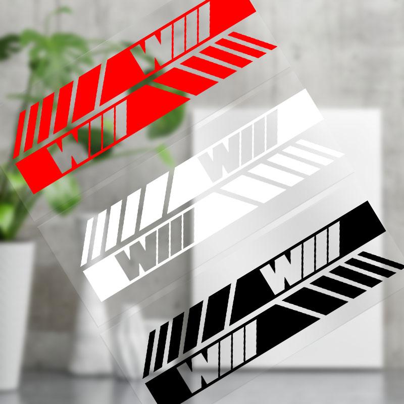 2Pcs Car Stripe Stickers Rearview Mirror Reflective Vinyl Decals Decoration For BMW M E34 E36 E60 E90 E46 E39 E70 F10 F20 F30 X5 X6 X1 M3 M5 M6 E71